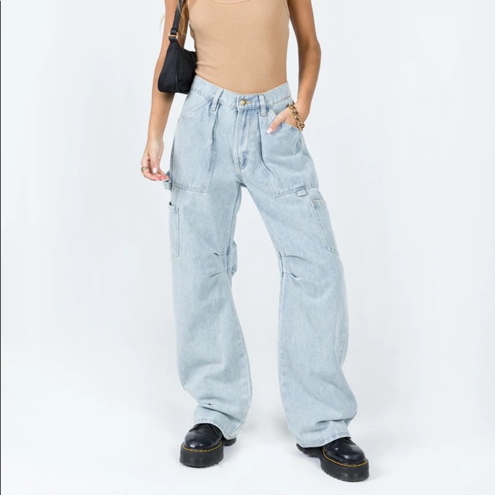 Lioness Miami Vice Pants - Denim Blue - NWT!!!